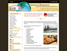 Tablet Screenshot of germaninfoguide.com
